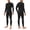 #0016-Black, variant on Qiyinn Men Wetsuits Neoprene Wet Suit Back Front Zip in Cold Water for Surfing Swimming Diving