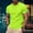 Green, variant on Afuyipoi Lightweight Mesh Tshirts for Men with Reflective Strip Slim Fit Breathable Tee Tops for Running Workout Blue Size S