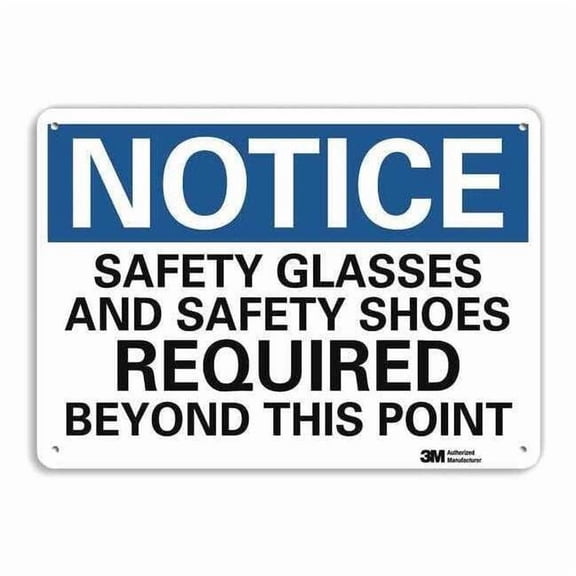 Lyle Notice Sign,14" Wx10" H,0.04" Thickness, U5-1494-NA_14x10 U5-1494-NA_14x10