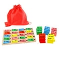 thumbnail image 3 of TAILTOSS 1 Set Digital Computing Dominoes Building Blocks Toy Wood for Arithmetic Learning in Playtime, 3 of 6
