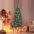 thumbnail image 3 of Costway Árbol de Navidad artificial de 180 cm con puntas de ramas de PVC 721 PE y soporte de metal plegable, 3 of 5