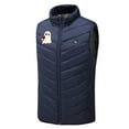 thumbnail image 4 of Meresysid Heated Vest for Men And Women Plus Size Heated Coat 9 Heating Heated Jacket Winter Heating Coat Navy, 4 of 6