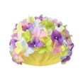 thumbnail image 2 of Klonfd Elegant Floral Print Swim Cap For Comfortable Waterwear And Pool, 2 of 6