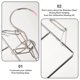 thumbnail image 3 of unbranded Organizador De Para Ropa Y Zapatos En Acero Inoxidable Con Estructura Resistente, 3 of 8