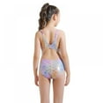 thumbnail image 5 of LOVEBAY Little Girls Swimsuit One Piece Swimwear for Girls Print Beach Wear Beach Bikini Swimsuit, Size 7-8 Years, 5 of 7