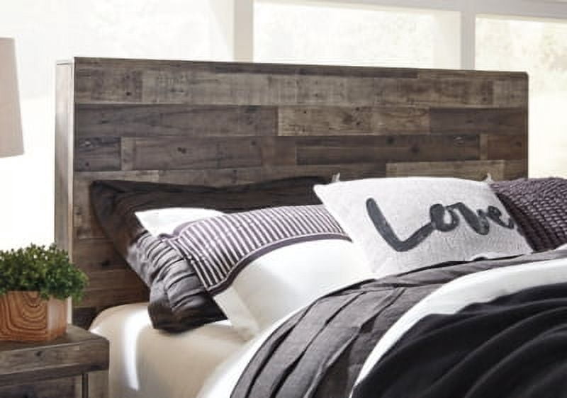 Signature Design by Ashley Derekson Panel Headboard, Full, Multi Gray