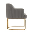 thumbnail image 5 of Manhattan Comfort Raya Dining Armchair with Solid Wood Frame in Taupe- Set of 2, 5 of 10