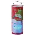 thumbnail image 3 of 12" Battery Operated Red LED Color Changing Snowman Christmas Lantern, 3 of 3