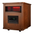 thumbnail image 3 of Warm Living 1500 Watt Portable Infrared Quartz Home Fireplace Stove Heater, 3 of 4