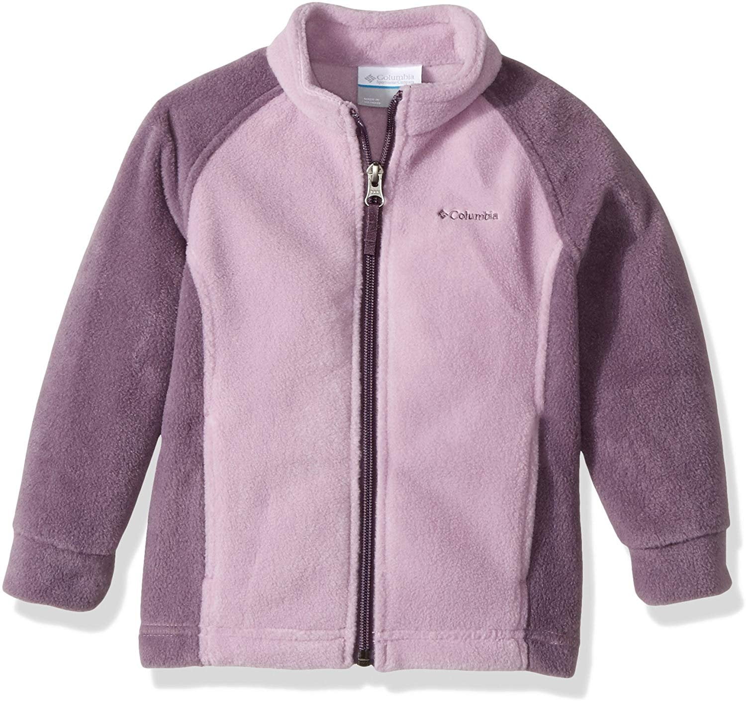 Columbia Baby Girls' Benton Springs Fleece Jacket, Violet Haze, Antique