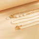 thumbnail image 5 of Collar de perlas barrocas con cadena de clavícula creativa, 5 of 5