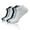 2white+2black+2grey, variant on HuaAngel Ankle Socks for Women Running Athletic Sports Low Cut Socks 6 Pairs
