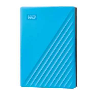 Western Digital 6TB WD My Passport, Portable External Hard Drive HDD, Blue - WDBR9S0060BBL-WESN
