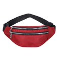 thumbnail image 1 of Riñonera para Hombres, Riñonera Impermeable Grande, Riñonera De Pecho De Moda para Hombres, Viajes, Correr, Ciclismo, Deportes, Llevar Todos Los Teléfonos, Rojo, 1 of 4
