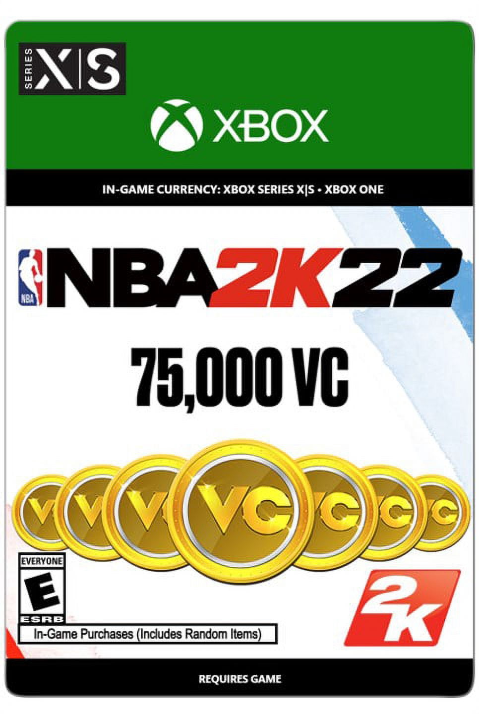 Nba 2K22: 75,000 Vc- Xbox Series X|S [Digital]