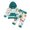 Dark Green, variant on JIAYUE Toddler Girls 2-Piece Outfit Long Sleeve Animal Print Hoodies With Front Pocket Elastic Pants Sets For Back To School,6-12 Months