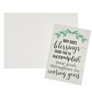 Faithful Finds Greeting Cards - 4 x 6 In Blank Inside, 48-Pack with Envelopes - Prayer Cards for Christian Stationery Set, Encouragement & Thank You