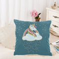 thumbnail image 2 of MKHERT Unicorn Throw Pillowcase Pillow Cover Cushion Couver 18x18 inch, 2 of 2