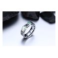 thumbnail image 4 of Cool Shell Mens Wedding Tungsten Carbide Ring Jewelry, 4 of 6