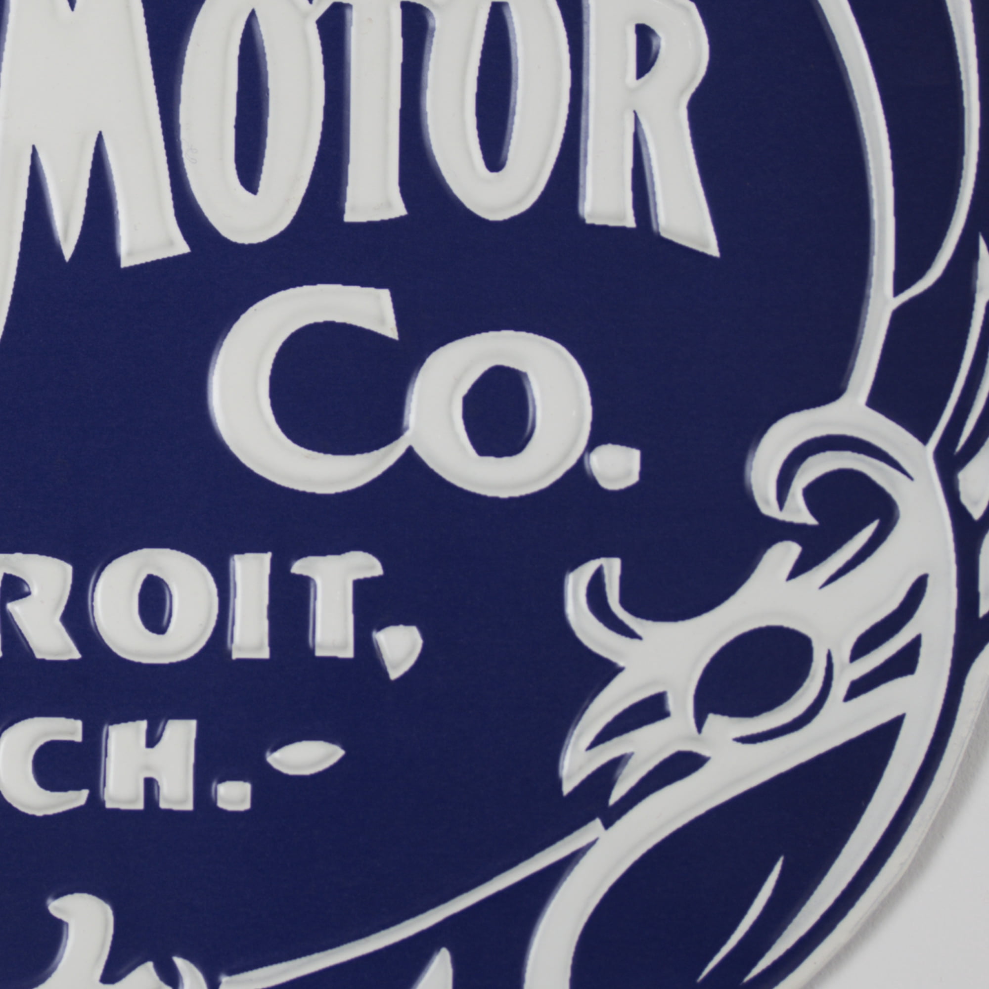 Ford Motor Co. Embossed Metal Sign