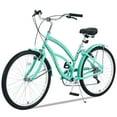thumbnail image 5 of Meghna 26" Cruiser Bike V Brake Commuter Bicycle for Men Women 7 Speed Bicycles Beach Green, 5 of 7