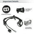 thumbnail image 4 of Unique Bargains Front Right ABS Wheel Speed Sensor for Lexus GS 350 2007-2011, for Lexus GS 460 2007-2011 ABS Sensor No.8951630020 1 Pcs, 4 of 7