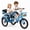 Blue, variant on DEYGIA Kids Bike, 16 Inch Kids Tricycle Girls Bike 4-9 Years Old, Dual Handbrake Boys Bike with 2 Seats, 3 Storage Baskets