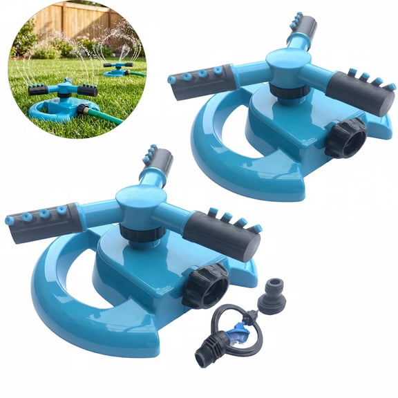 Sprinklers for Yard Outdoor Activities, Backyard Spray Waterpark Water Toys, Summer Splashing Fun Spray Water Toy for Toddlers Dogs Pets（2pcs）