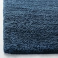 thumbnail image 4 of SAFAVIEH Fontana Jamie Solid Plush Shag Area Rug, Blue, 5'3" x 7'6", 4 of 9