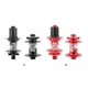 thumbnail image 3 of Greeniant 1 par de cubo de rueda trasera delantera de repuesto para bicicleta de montaña, rodamiento de 32 agujeros, cubo libre de 100/142mm, piezas de Ciclismo Rojo Greeniant OD027827-02, 3 of 6