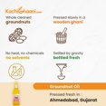 thumbnail image 4 of Truly Cold Pressed Peanut Oil, Wood Pressed Unrefined Groundnut Oil, No Solvents, Single Ingredient, 33.8 fl oz (1 L), 4 of 8