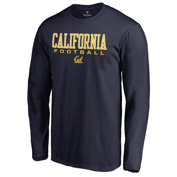 Men's Navy Cal Bears Team Unity Football Long Sleeve T-Shirt