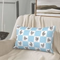 thumbnail image 4 of Plush Throw Pillow Covers, Plaid Cartoon Cute Chicken Pillow Cases with Invisible Zipper, Breathable Microfiber Pillow Cases Standard Size for Sleeping Bedroom Sofa Living Room 20x30, 4 of 5