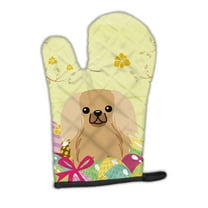 Carolines Treasures BB6104OVMT Easter Eggs Pekingese Fawn Sable Oven Mitt Large multicolor