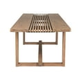 thumbnail image 4 of Vivid Outdoor Patio Dining Table in Light Eucalyptus Wood, 4 of 10