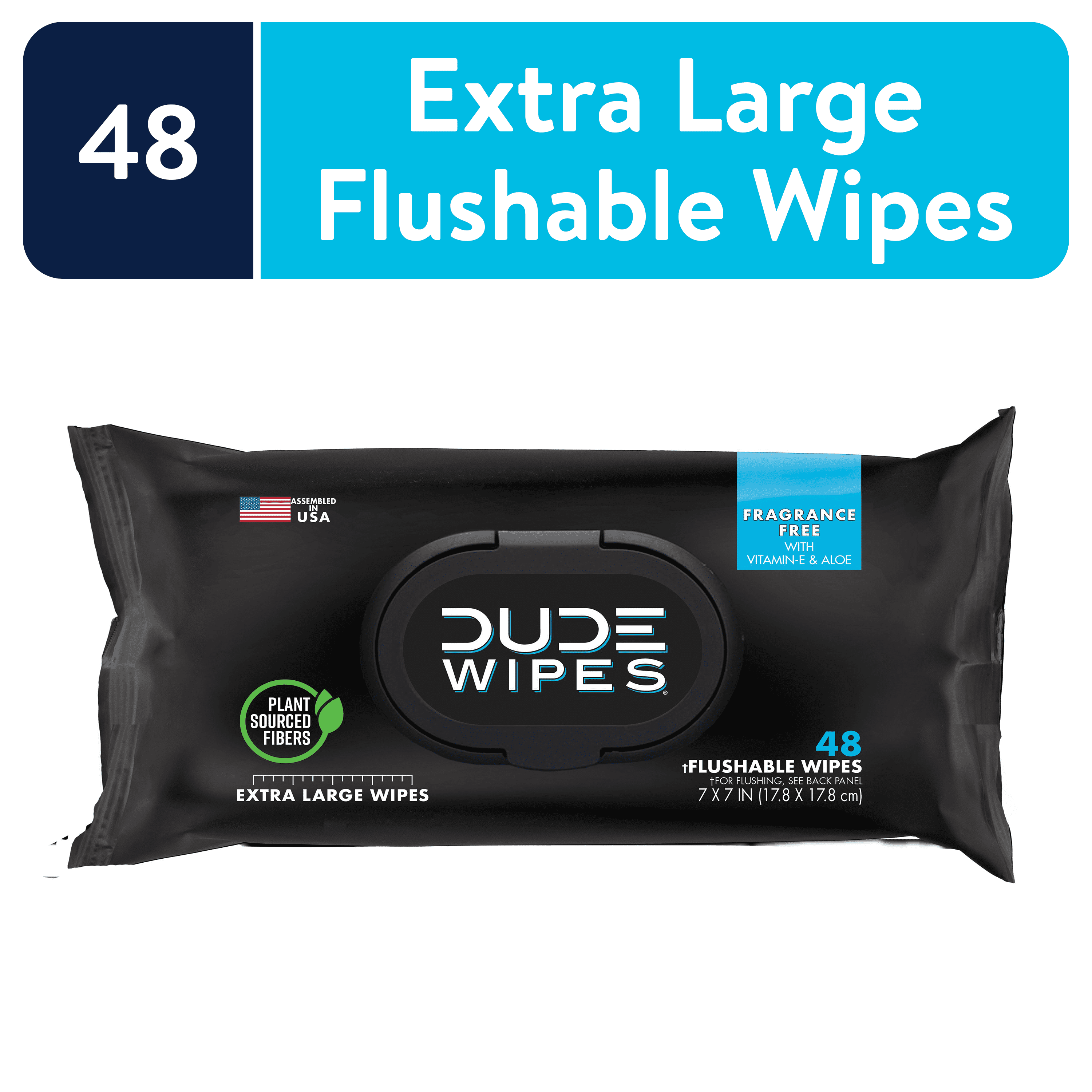 Vit Mat Sex Video - DUDE Wipes Flushable Wipes, Unscented XL Wet Wipes to Use with Toilet  Paper, 48 Ct - Walmart.com