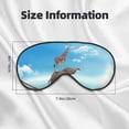 thumbnail image 5 of Fuzoiu Elephant Giraffe Print Sleep Masks,Eye Masks with Adjustable Strap for Sleeping,Night Eye Shade for Women Men,Eye Cover for Full Night's Sleep, Travel and Nap, 5 of 7