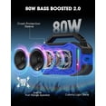thumbnail image 2 of Altavoz Bluetooth ANCOON 80W Peak Power IPX6 Resistente al Agua Azul, 2 of 7