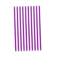 thumbnail image 4 of Rizador de pelo de silicona Flexible para barbería, herramientas de salón de barra permanente, 10 piezas violeta pequeña, 4 of 8