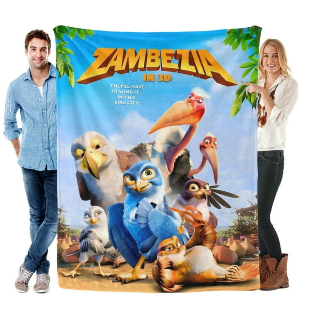 Zambezia anti-pilling, suave, ligera, esponjosa y acogedora de lujo para hogar y cocina – Perfecta para niños y adultos,110X70cm