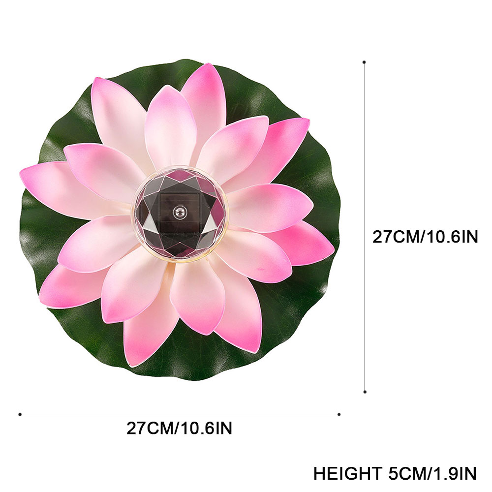 HOTBEST LED Waterproof Floating Lotus Light,Color-Changing Floating Flower Light Pool Floating Light for Pond Water Fountain Hottub Wedding Decor - image 3 of 9