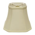 thumbnail image 2 of 18" Ivory Slanted Square Bell Monay Shantung Lampshade, 2 of 3