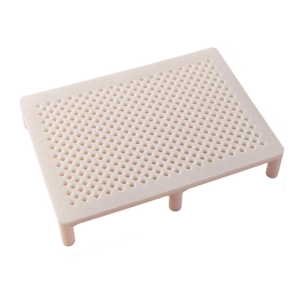 Soporte para pendientes de botón, herramienta de ayuda para manualidades, soporte para herramientas de arcilla, soporte para pendientes de arcilla Blanco