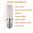 thumbnail image 2 of Bombillas LED RAYHOO incandescentes, 80-100 W, E26, 4000 K, paquete de 4, 2 of 4