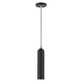 thumbnail image 3 of 46751-04 Livex Lighting Ardmore - 1 Light Pendant in Mid Century Modern Style - 5.13 Inches wide by 16.5 Inches high-Black Finish    -Traditional, 3 of 9