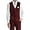 Burgundy, variant on 2PCS Men's Solid Suit Set Vest and Pants Slim Fit Suits for Wedding Groomsmen Prom Tuxedos, Party, Elegance