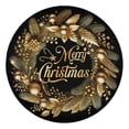 thumbnail image 3 of Lotusprinthandmade Elegant Merry Christmas Spare Tire Cover Without Backup Camera Hole 6 Sizes (29 in.), festive car tire cover, merry christmas vehicle decor, 3 of 7