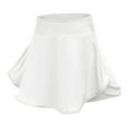 thumbnail image 4 of Aayomet Sparkly Skirt Women's A-Line Fairy Elastic Waist Tulle Midi Skirt,White XL, 4 of 5