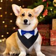 thumbnail image 3 of Pañuelo de boda para perro, Collar para perro con diseños de pajarita, Collar ajustable, pajarita Formal para perro Tux, 3 of 5