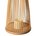 thumbnail image 3 of Wickerwise Rattan Designed Bamboo LED Lantern Lamp Battery Powered for Indoor and outdoor, 3 of 7